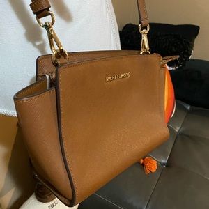 Michael Kors brown Crossbody Purse